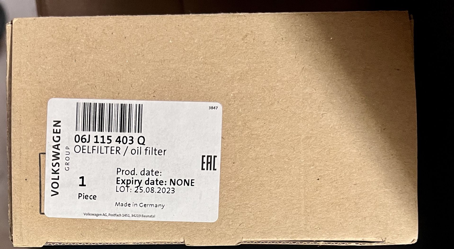 Engine Oil Filter 