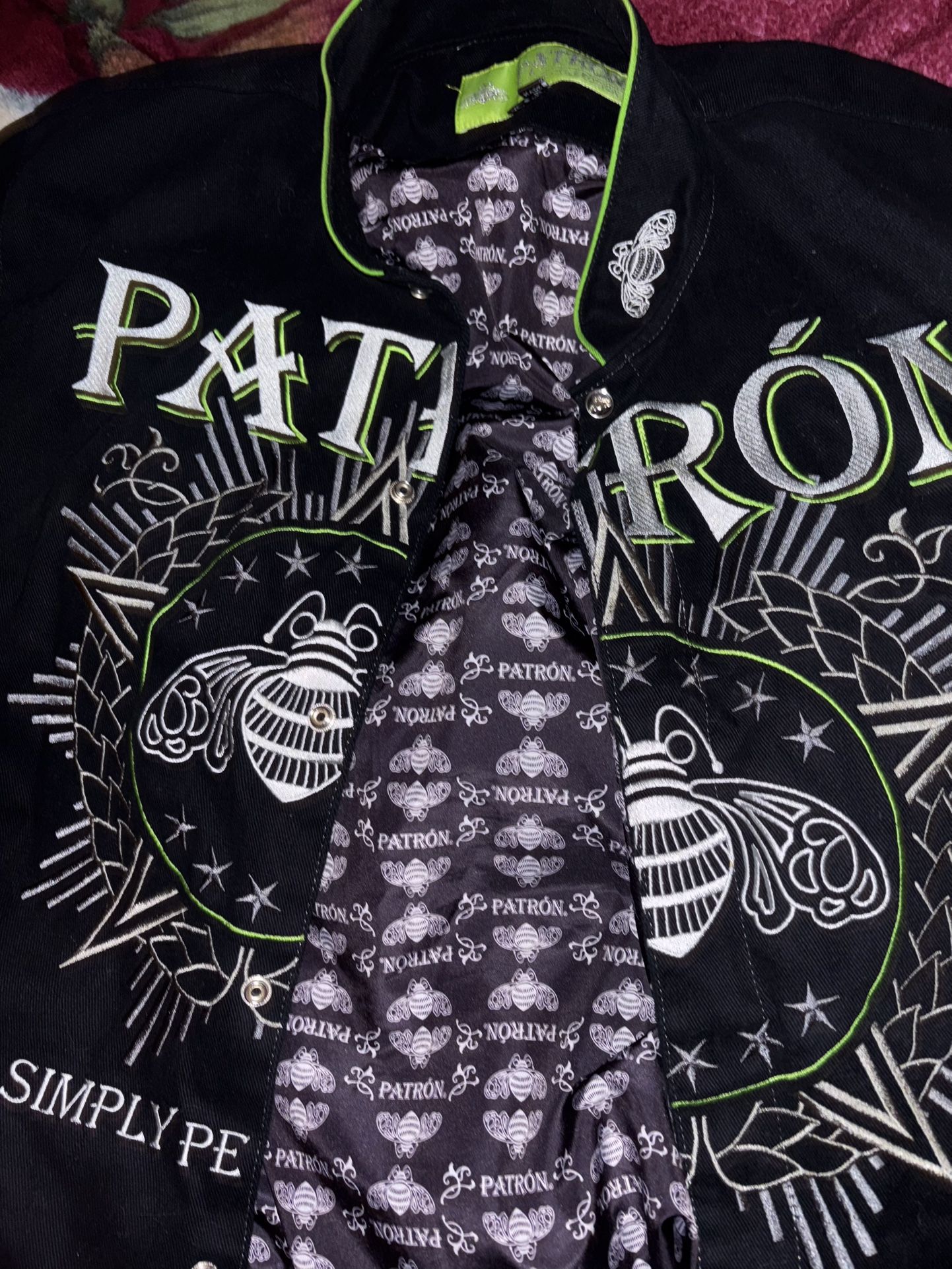 patron varsity jacket XL