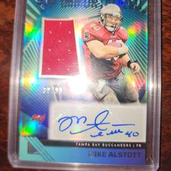 Mike Alstott Illusions Patch Auto /99