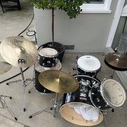 drum set + drum accessories 