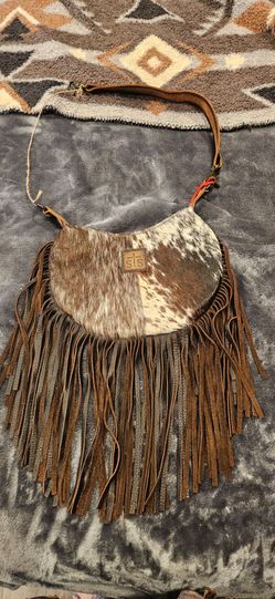 Cowhide purse
