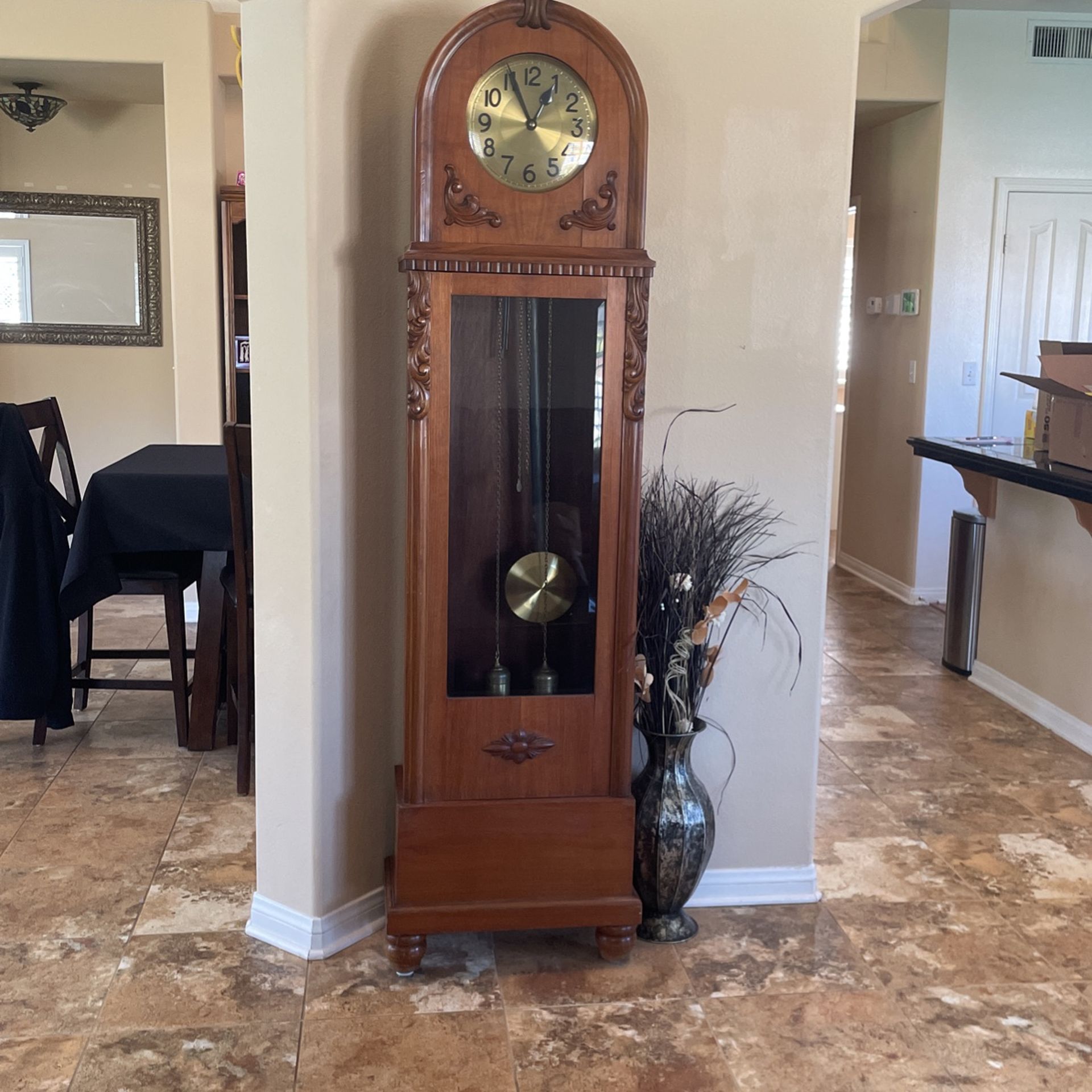 1920 German Dufa Grandfather Clock