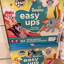 Easy Ups Training Diapers Pull-ups 4T-5T 104 Count