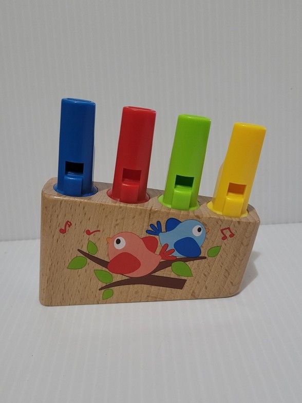 Hape E1025 Rainbow Pan Flute- Estate Find