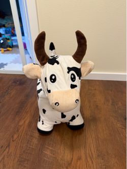 Bouncy cow toy