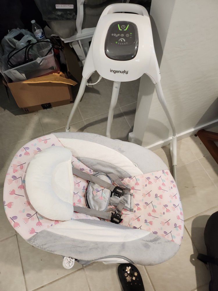 Baby Swing With Vibration/6speeds/music