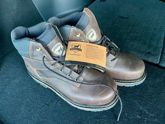 New Irish Setter by Red Wing Kittson 6” Steel Toe Work Boots – Men’s Size 13 (Brown)