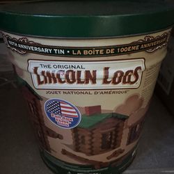 Lincoln Logs 100th Anniversary 111-Piece Collectible Tin