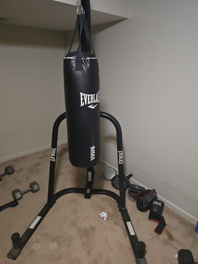 Heavy Bag With Stand