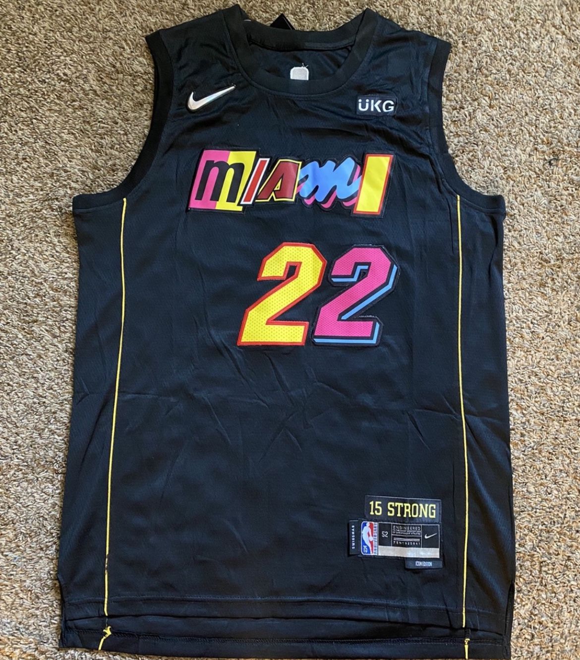 Jimmy Butler Miami City Jersey Size Medium