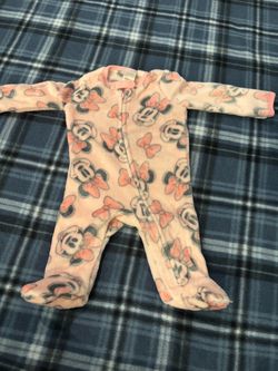 Disney Baby Minnie Mouse Pink Bodysuit – 0–3 Months