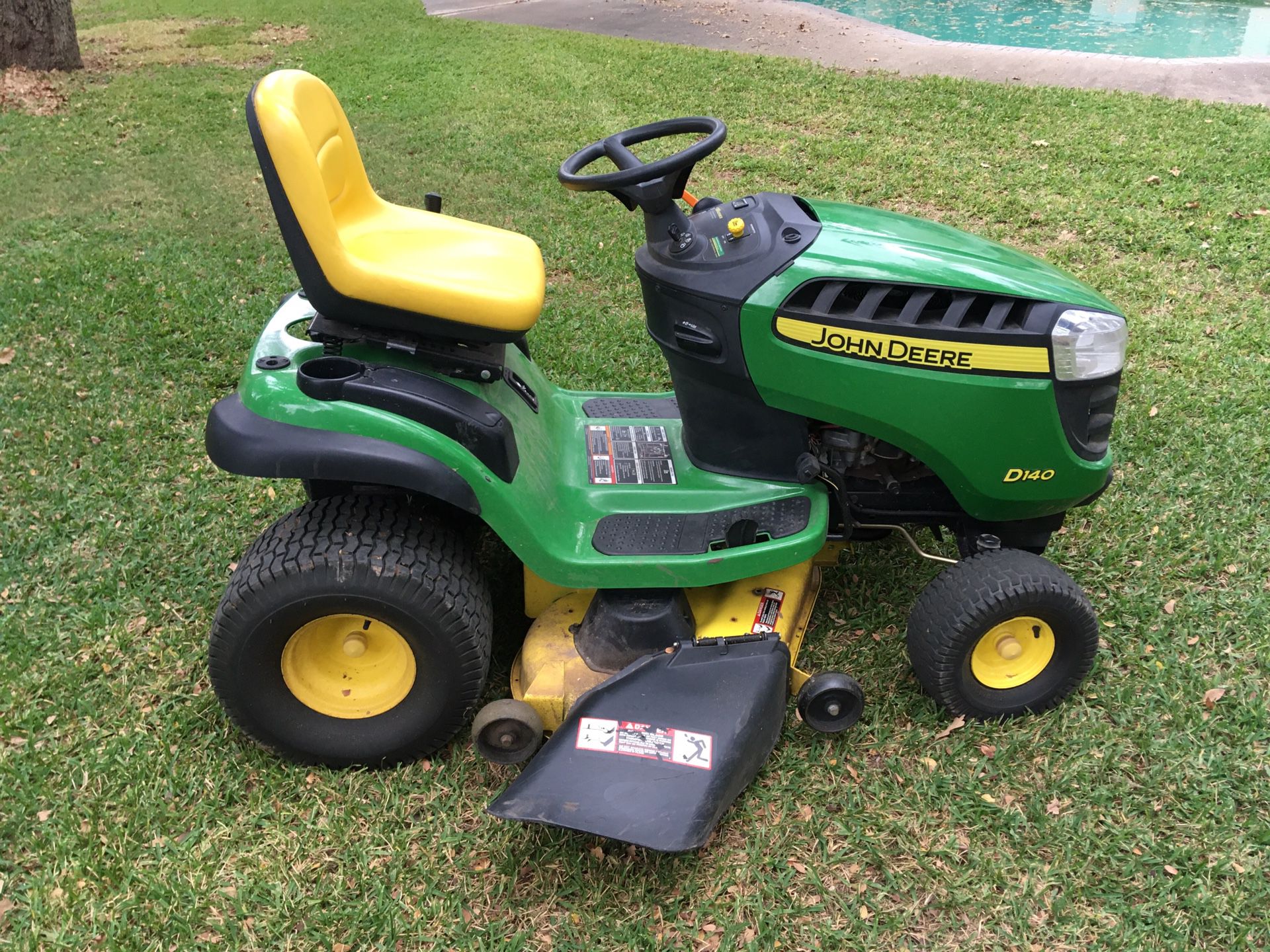 For Sale (or Trade) John Deere D140 Lawn Tractor Mower Low Hours