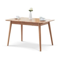 NEW Zinus Mid-Century Modern Solid Wood Dining Table
