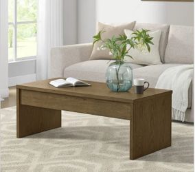 Whitlee lift-top coffee table, brown