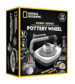 NATIONAL GEOGRAPHIC Hobby Pottery Wheel Kit- 8" Variable Speed Pottery Wheel NEW