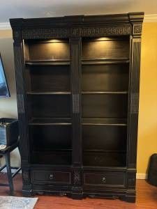 Ashley Wooden Bookshelf, Desk, and Stands