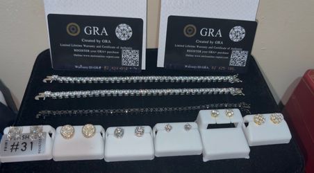 GRA certified moissanite bracelet(‼️Limited a time Offer‼️)
