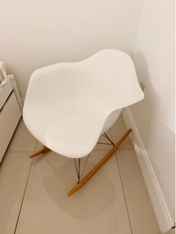 Eames replica mid century modern rocking chair
