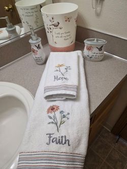 Beautiful bathroom set