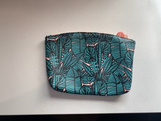 Green Plant Makeup Bag 