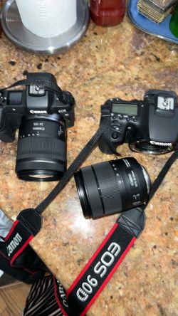 $800 each - Canon EOS 90D and EOS R 850