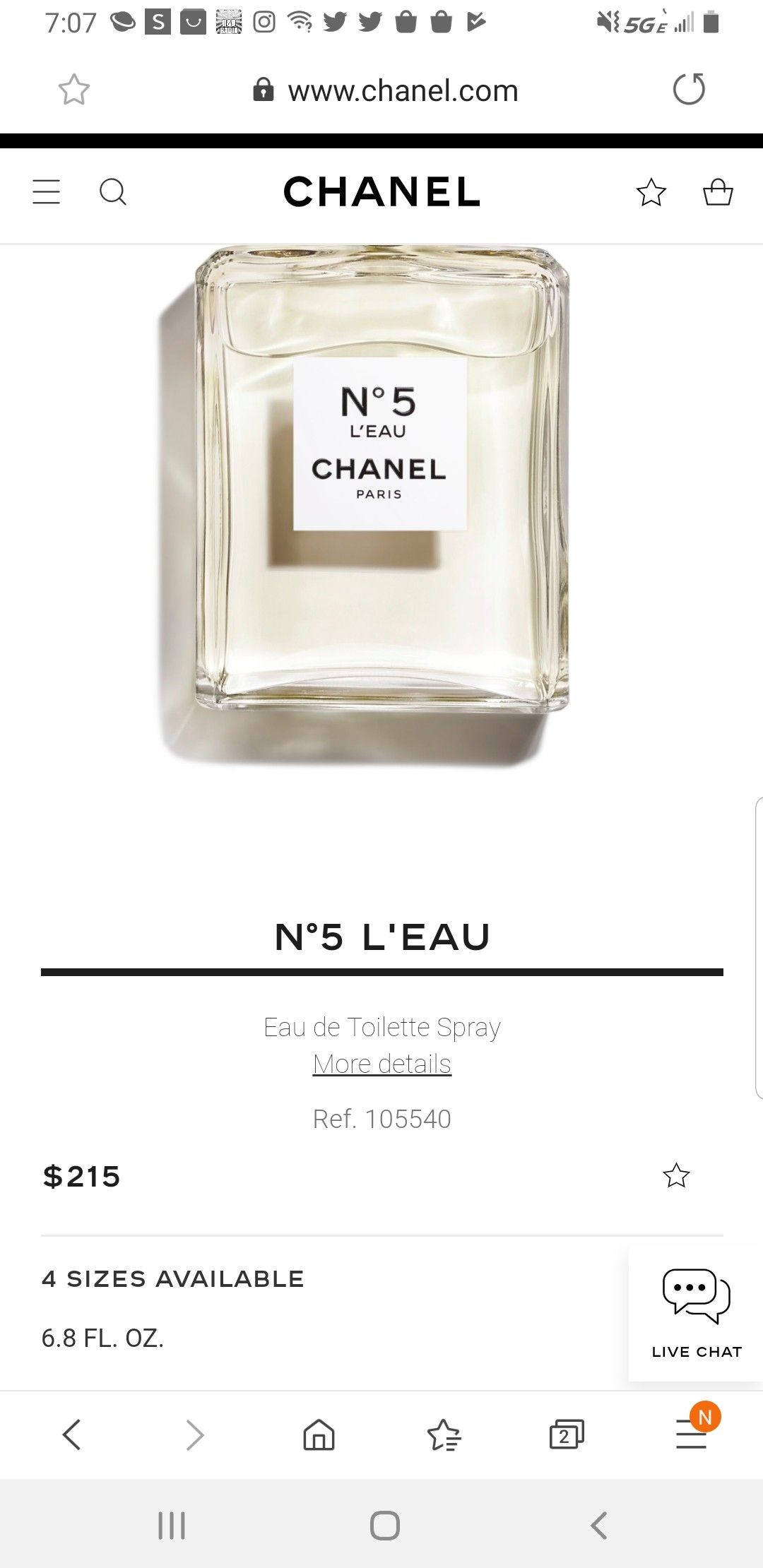 Chanel perfume