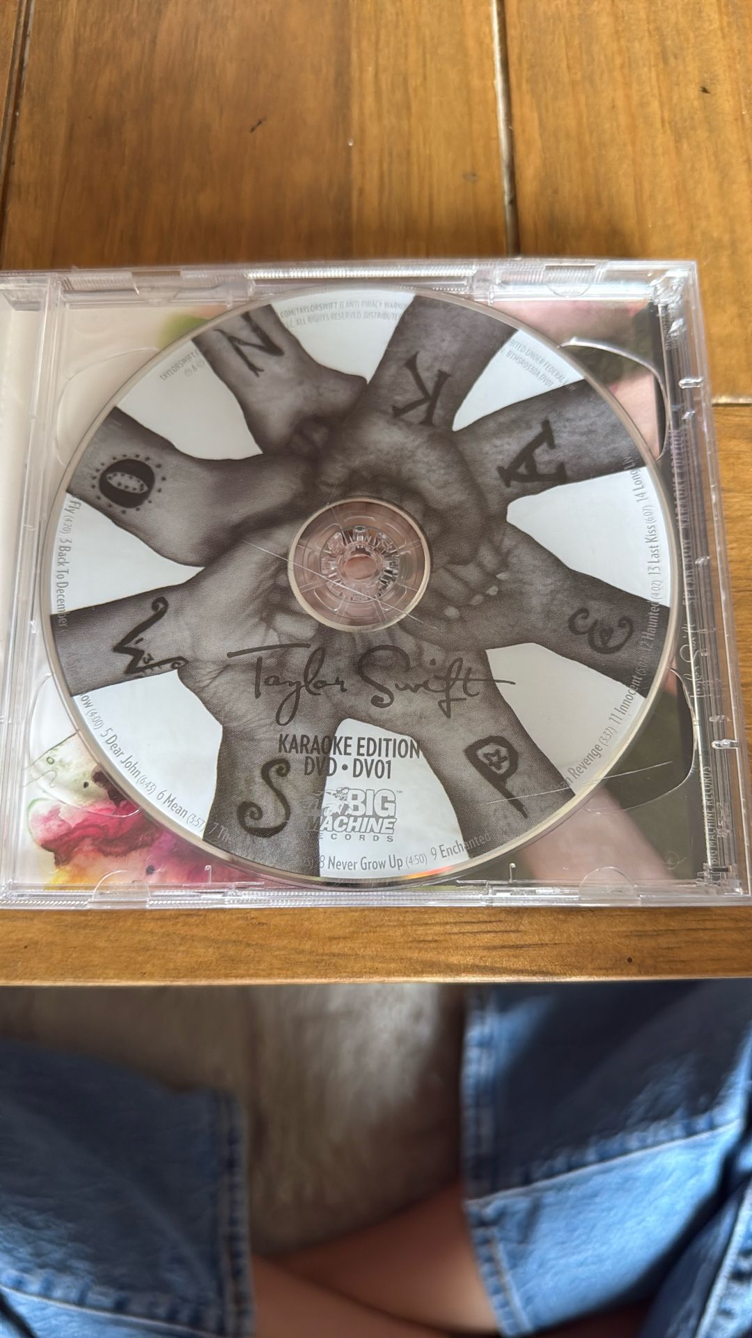 Taylor Swift Karaoke Disk