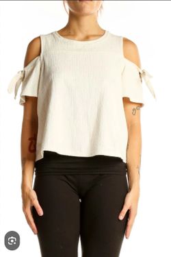 Madewell white  off shoulder xl