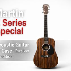🏷️ Martin X Series Special Acoustic Guitar w/ Case – Excellent Condition