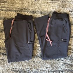 Charcoal Figs Scrub Pants 