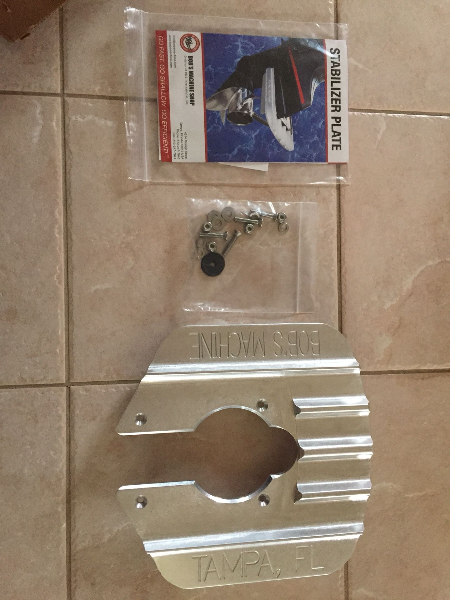 Outboard True Track Stabilizer Plate