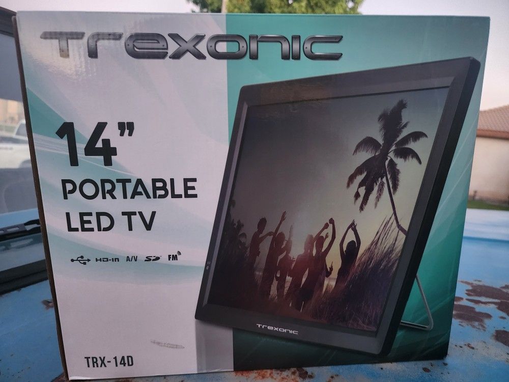 Trexonic 14" Portable Led Tv