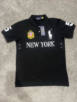 Ralph Lauren black polo shirt chief keef New York