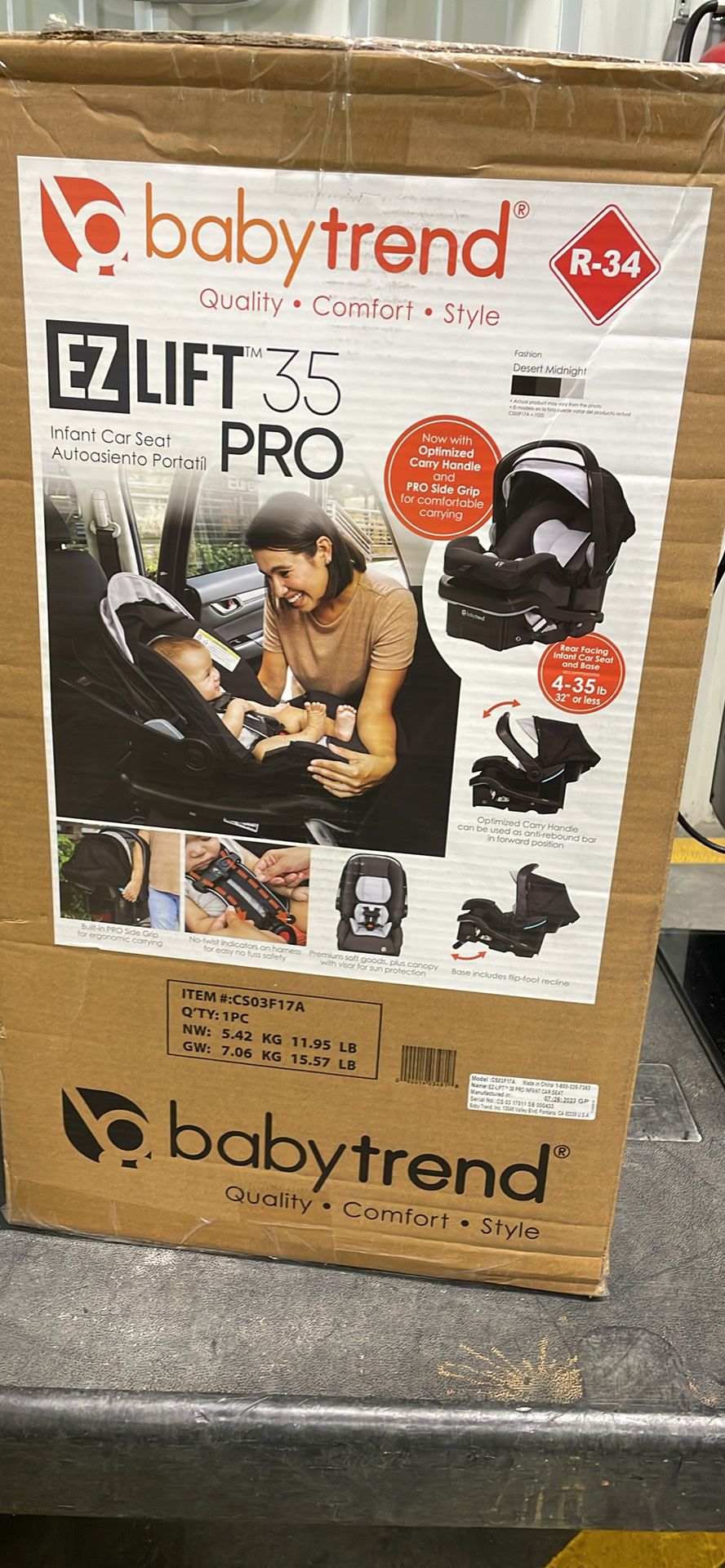 Brand New CarSeat For Infant 