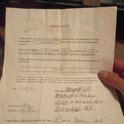 Hillside Cemetery Purcell 