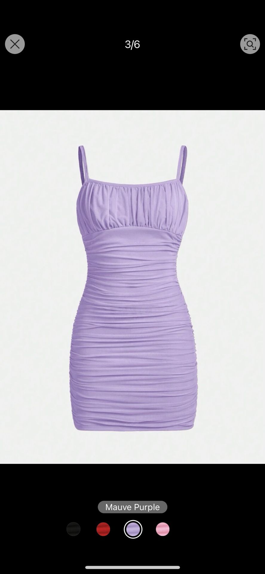 lavender mini dress