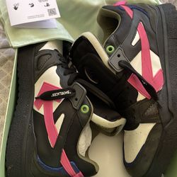 Off/white new mid top sponge sneaker