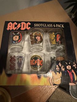 AC/DC Shot Glass 6-Pack Set