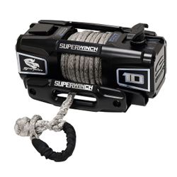 Superwinch 1155401 Scorpion 10,000LB 12V DC Winch With Synthetic Rope Black
