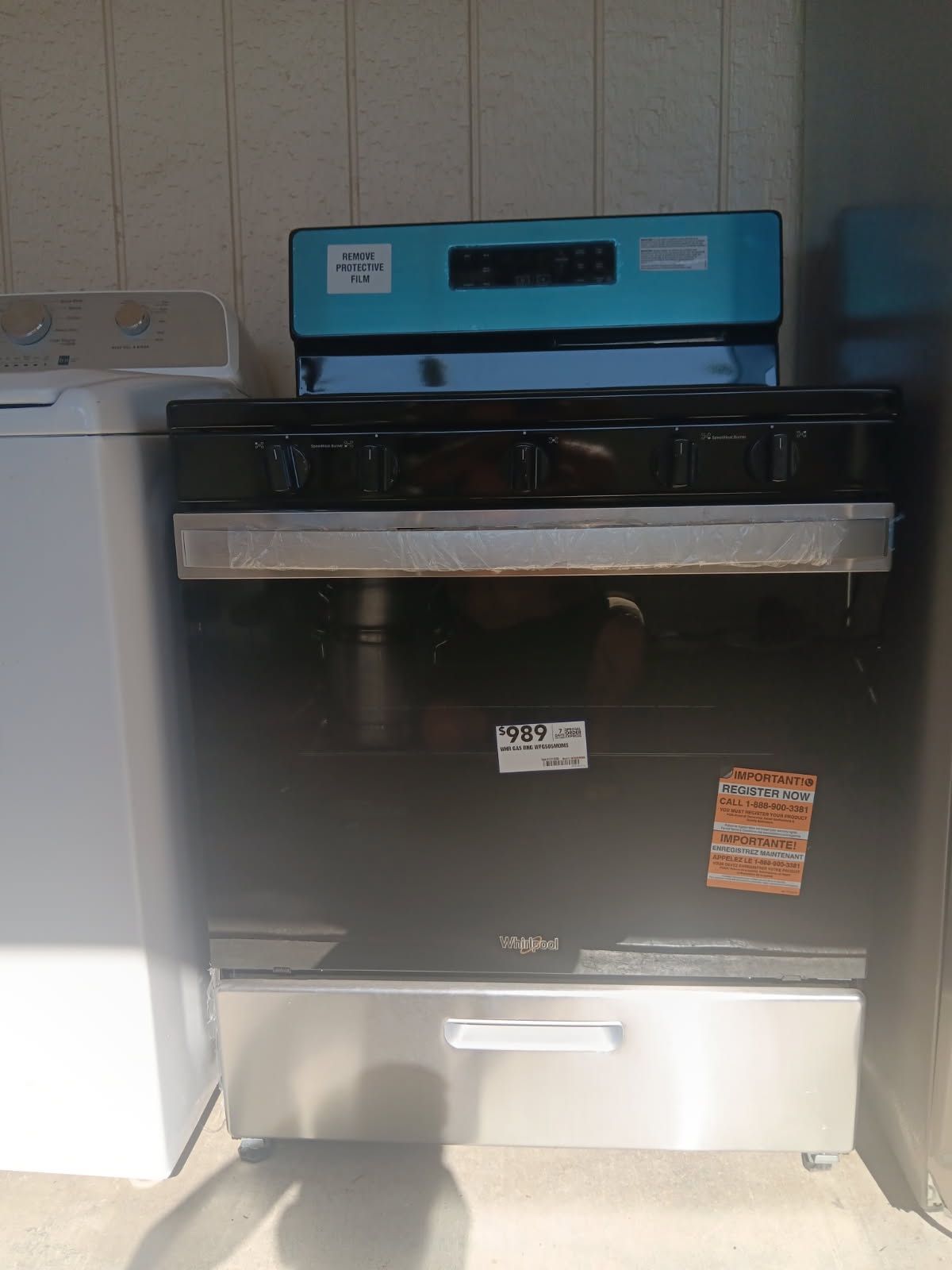 Whirlpool stove