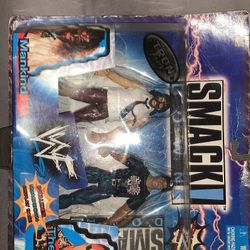 1999 WWF JAKKS PACIFIC SMACKDOWN DOUBLE PACK (Mankid & The Rock)