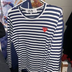 Comme Des Garson Striped Long sleeve 