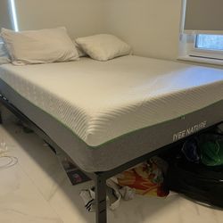 Bed Frame And Mattress FULL BED Good Condition 