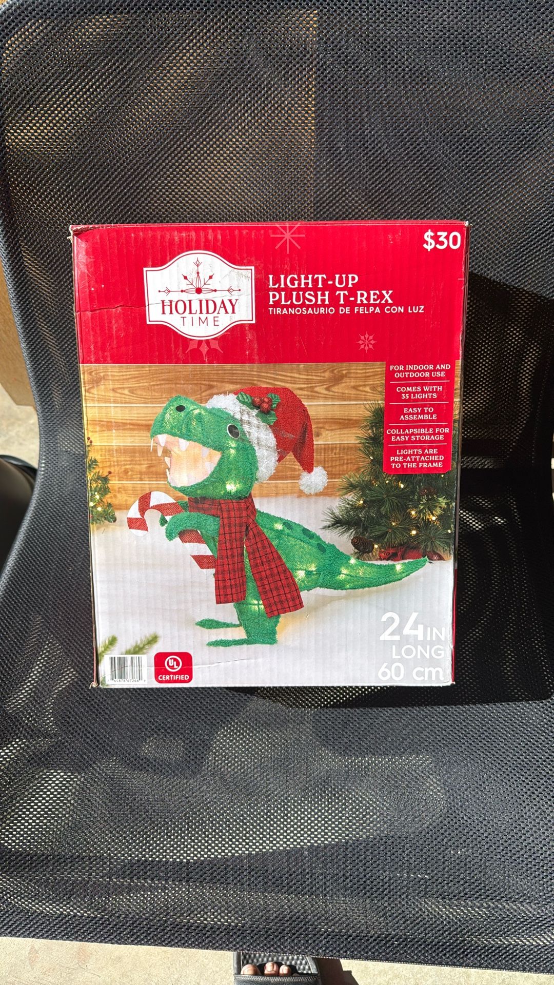 Light Up T Rex | Christmas Decor | Dinosaur