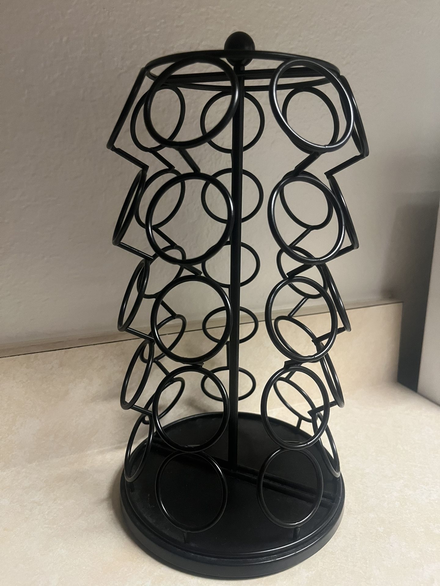 Coffee Pods Organizer Stand, Black (Capacity Of 35)