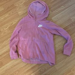 XL Pink Nike Fleece Hoodie