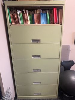 Filing cabinets  7ft tall