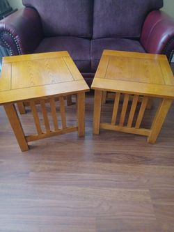 2 Mission Style Endtables