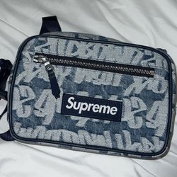 Supreme Denim waist bag