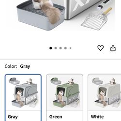 Stainless Steel Liter Box